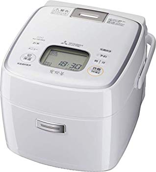 【中古】三菱電機 IHジャー炊飯器 備長炭炭炊釜 3.5合炊き ピュアホワイト NJ-SE069-W mxn26g8|ドリエムコーポレーション