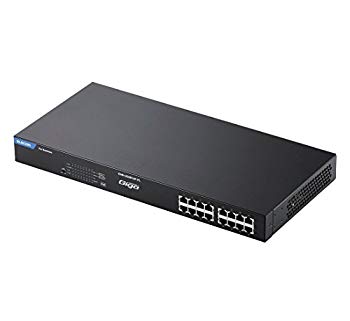 【中古】(未使用･未開封品)　エレコム スイッチングハブ ギガビット 16ポート PoE機能搭載 耐熱50度 ループ防止機能 3年間保証 EHB-UG2B16F-PL 0pbj0lf
