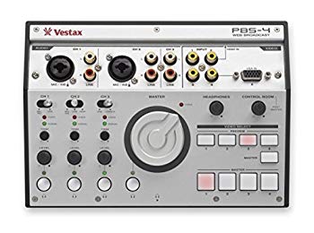 【中古】Vestax ライブ配信向け オーディオインターフェイス PBS-4 ステミキ/ビデオセレクト機能付き khxv5rg|ドリエムコーポレーション