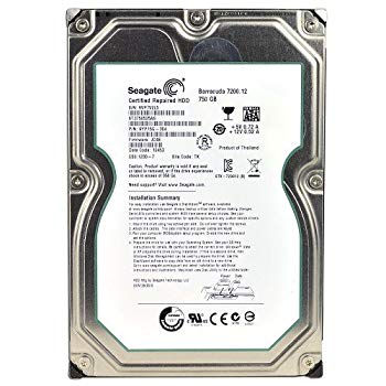 【中古】Seagate Barracuda 7200.12?st3750525as 3.5?750?GBハードドライブSATAIII 7200rpm家電 w17b8b5