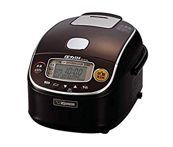 【中古】象印 炊飯器 圧力IH式 3合 極め炊き プラチナ厚釜 ダークブラウン NP-RY05-TD z2zed1b|ドリエムコーポレーション