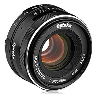 【中古】(未当てはめる･未開封品) Opteka 50?粍 f / 2.0手動興味の中心プライム固定ディスク MC水晶体for Panasonic Micro 4?/ 3マウントデジタルカメラ 6k88evb