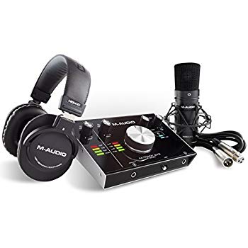 【中古】M-Audio USBオーディオインターフェイス 完全ボーカル制作セット M-Track 2x2 Vocal Studio PRO n5ksbvb