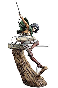 【中古】ARTFX J 進撃の巨人 ミカサ・アッカーマン リニューアルパッケージver. 1/8スケール PVC製 塗装済み完成品 フィギュア mxn26g8｜ドリエムコーポレーション
