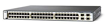【中古】CISCO Catalyst 3750-48なおなお書き-S スタッカブル マルチ座標軸 イーサネット PoE相応う 取り替えっこ WS-C3750-48なおなお書き-S 珊3dmju