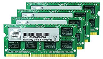 【中古】(未当て嵌める･未開封品) G.Skill FA-1333C9Q-32GSQ (For Mac 8GB×4) p1m72rm