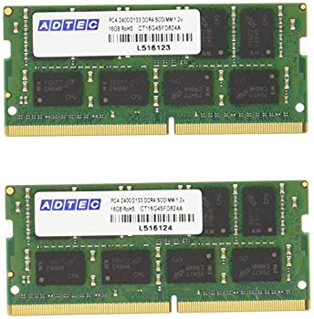 【中古】(未使用・未開封品) アドテック DDR4-2133 SO-DIMM 16GB 2枚組 df5ndr3|ドリエムコーポレーション