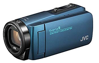 【中古】JVCKENWOOD JVC ビデオカメラ Everio R 防水 防塵 32GB内蔵メモリー ネイビーブルー GZ-R480-A z2zed1b｜ドリエムコーポレーション