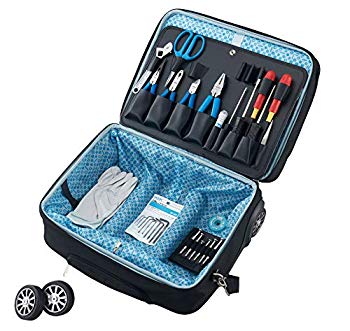 【中古】(未使用･未開封品)　ホーザン(HOZAN) 工具セット キャスターケース セット内容37点 出張メンテナンスや荷物の持ち運びが多い方に 重量:5.8kg S-201 kmdlckf｜ドリエムコーポレーション