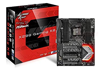 【中古】(未当て嵌める･未開封品) ASRock Intel X299心付け書き割り積み上げる ATX 母ちゃんゲーム盤 Fatal1ty X299 Gaming K6 wyeba8q