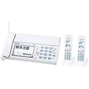 【中古】パナソニック デジタルコードレス普通紙ファクス(子機2台付き) ホワイト KX-PZ610DW-W n5ksbvb｜ドリエムコーポレーション