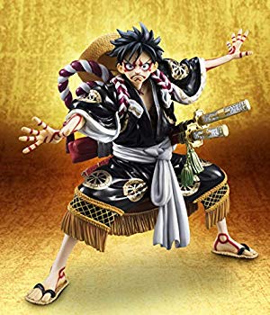 【中古】Portrait.Of.Pirates衣裳“KABUKI EDITION” エテ公・D・ルフィ 繰りかえす 1/8規摸 PVC ABS ペンキ塗り済み研ぎ澄ます品図形 z2zed1b