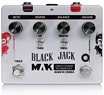 【中古】MAK Crazy Sound Technology マッククレイジーサウンドテクノロジー エフェクター ギターシンセ/オクターバー Black Jack 【国内正規品】 2zzhgl6｜ドリエムコーポレーション