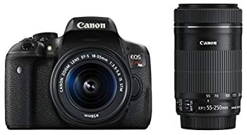 【中古】(未使用･未開封品) Canon デジタル一眼レフカメラ EOS Kiss X8i ダブルズームキット EF-S18-55mm/EF-S55-250mm 付属 EOSKISSX8I-WKIT kmdlckf