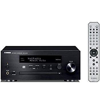 【中古】ヤマハ 網状組織 CD受信システム AirPlay MusicCastR 相応う Wi-Fi内蔵 黒いこと CRX-N470(B) 2zzhgl6