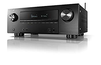 【中古】DENON AV受信システム 7.2ch Dolby Atmos/DTS:X/4K HDR/HEOS/Airplay2相応う 真っただ中位置付け 黒いこと AVR-X2500H-K mxn26g8