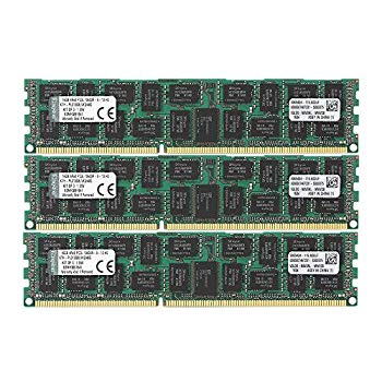 【中古】(未使用･未開封品)　キングストン Kingston メモリー DDR3L 1333MHz 16GBx3枚 ECC CL9 4R X8 1.35V Registered DIMM 240-pin PC3L-10600 KTH-PL313Q8LVK3/48G 永久保 60wa65s