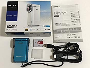 【中古】(未使用･未開封品)　ソニー SONY デジタルHDビデオカメラレコーダー ブルー HDR-GW77V/L p1m72rm｜ドリエムコーポレーション