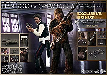 【中古】(未使用･未開封品)　ムービー・マスターピース スター・ウォーズ エピソード4/ 新たなる希望 1/6スケールフィギュア ハン・ソロ＆チューバッカ(2体セット)(トイサピ kmdlckf｜ドリエムコーポレーション