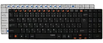 【中古】ユニーク 2.4GHz ワイヤレスキーボード rapoo E9070 ブラック 5.6mmウルトラスリム E9070 tf8su2k 11,418円