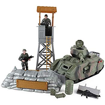【中古】【非常に良い】BOLEY Defender Army Tank Play Set - Toy Tank and US Army toy Accessories Set n5ksbvb