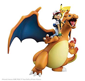 楽天市場 中古 G E M シリーズ ポケットモンスター サトシ ピカチュウ リザードン 約19cm Pvc Abs製 塗装済み完成品フィギュア ドリエムコーポレーション