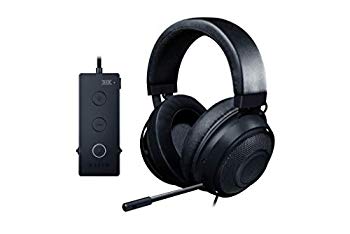 【中古】(未使用･未開封品)　Razer Kraken Black ゲーミングヘッドセット + THX USBオーディオコントローラー 3.5mm/USB 7.1 立体音響対応 PC 冷却パッド 【日本正規代理店保 p706p5g