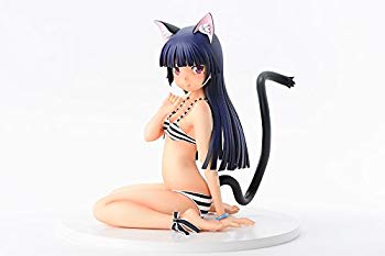 【中古】俺の妹がこんなに可愛いわけがない。 黒猫 縞MIZUGI ねこみみver. 1/4スケール PVC製 塗装済み完成品フィギュア w17b8b5画像