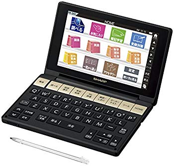 【中古】シャープ カラ&mdash;電子辞書 Brain 高校生モデル ブラック系 PW-SH3-B ggw725x｜ドリエムコーポレーション 12,745円