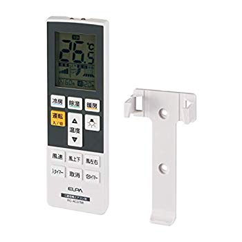 【中古】(未使用･未開封品)　ELPA(エルパ) エアコンリモコン 【設定不要ですぐ使える】三菱用 夜間に便利なバックライト機能付き RC-AC37MI p706p5g