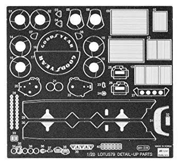 【中古】(未使用･未開封品)　ハセガワ 1/20 ロータス 79用 エッチングパーツ プラモデル用パーツ QG43 tu1jdyt