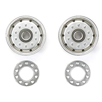 【中古】【非常に良い】タミヤ ビックトラックパーツ TROP.20 マットクロームセミワイドホイール (30mm幅タイヤ用) 56520 tf8su2k