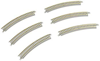 【中古】ロクハン Zゲージ R066 PCトラック カント付レール R195-30° (6本入り) 9jupf8b