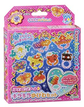 【中古】(未使用･未開封品)　アクアビーズアート☆ キラキラゆびわセット AQ-206 v1yptgt