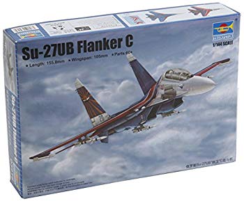 【中古】【非常に良い】トランペッター 1/144 Su-27UB フランカーC プラモデル d2ldlup