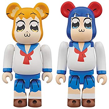【中古】(未使用・未開封品)　ベアブリック ポプテピピック 2パック 各全高約70mm 塗装済み完成品 フィギュア bt0tq1u画像