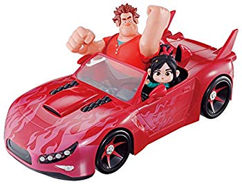 【中古】(未使用･未開封品)　シュガーラッシュ:オンライン ラルフ&ヴァネロペ レースカーセット bt0tq1u