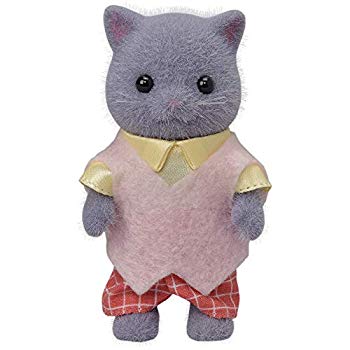 【中古】シルバニアファミリー 人形 ペルシャネコのお父さん ニ-103 mxn26g8
