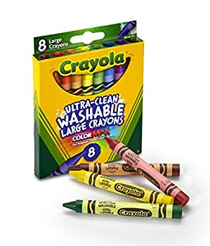 【中古】(未使用･未開封品)　クレヨラ お絵かき 水でおとせるラージクレヨン 8色 523280 正規品 gsx453j