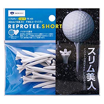 【中古】【非常に良い】ダイヤ(DAIYA) ゴルフティー リプロティーショート 白 TE-433 2mvetro