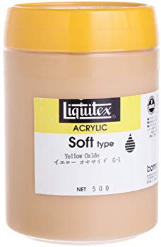 【中古】リキテックス アクリル絵具 リキテックスカラー ソフトタイプ イエローオキサイド 52 500ml g6bh9ry