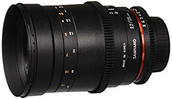 【中古】Samyang syds135?m-n VDSLR II 135?mm f / 2.2???22?telephoto-primeレンズfor Nikon FマウントデジタルSLRカメラ qqffhab