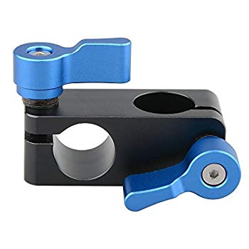 【中古】(未使用･未開封品)　camvate右角度90度回転ビデオカメラDSLRリグロッドクランプ15?mmロッド(ブルー) wyeba8q