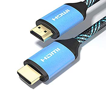 【中古】2パックナイロン編組HDMIケーブル6?ft高速サポート4?K Ultra HD 3dイーサネットCEC z2zed1b