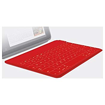 【中古】ロジクール ウルトラ携帯型 鍵盤 for iPad 赤いこと iK1041RD qqffhab