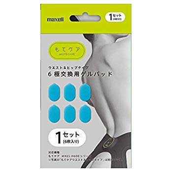 【中古】もてケア EMS運動器 交換用ゲルパッド 6極用 1セット 6枚入 n5ksbvb