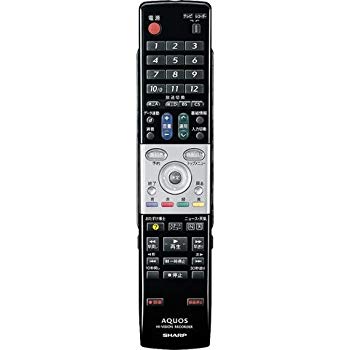 【中古】SHARP DVD用純正リモコン 0046380198 GA652PA ggw725x
