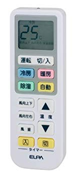 【中古】ELPA エアコンリモコン RC-22AC 6g7v4d0