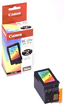 【中古】Canon BJカートリッジ BC-22e フォト フォトカラー ヘッド・インク一体型 p706p5g