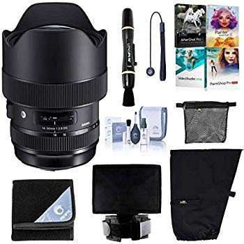 【中古】(未当て嵌める･未開封品) Sigma 14-24粍 f/2.8 DG HSM Art 広角望遠レンズ ニコン デジタル一眼二眼レフ写真機 バンドルレンズラップ 水晶体厚地の外套 雨合羽 レインコー bt0tq1u